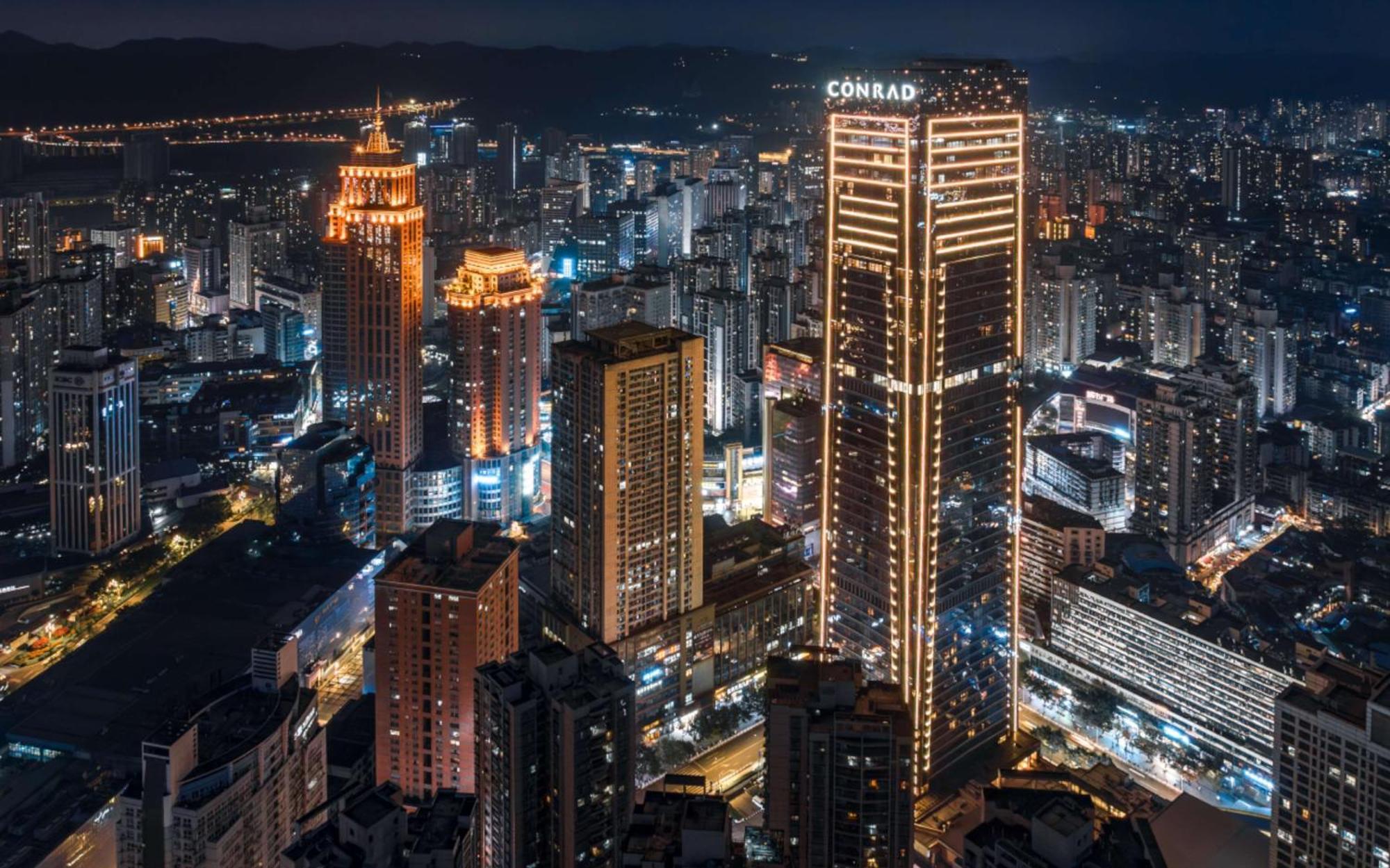 Conrad Chongqing - Indulge In The Magical 8D City Landscape Εξωτερικό φωτογραφία