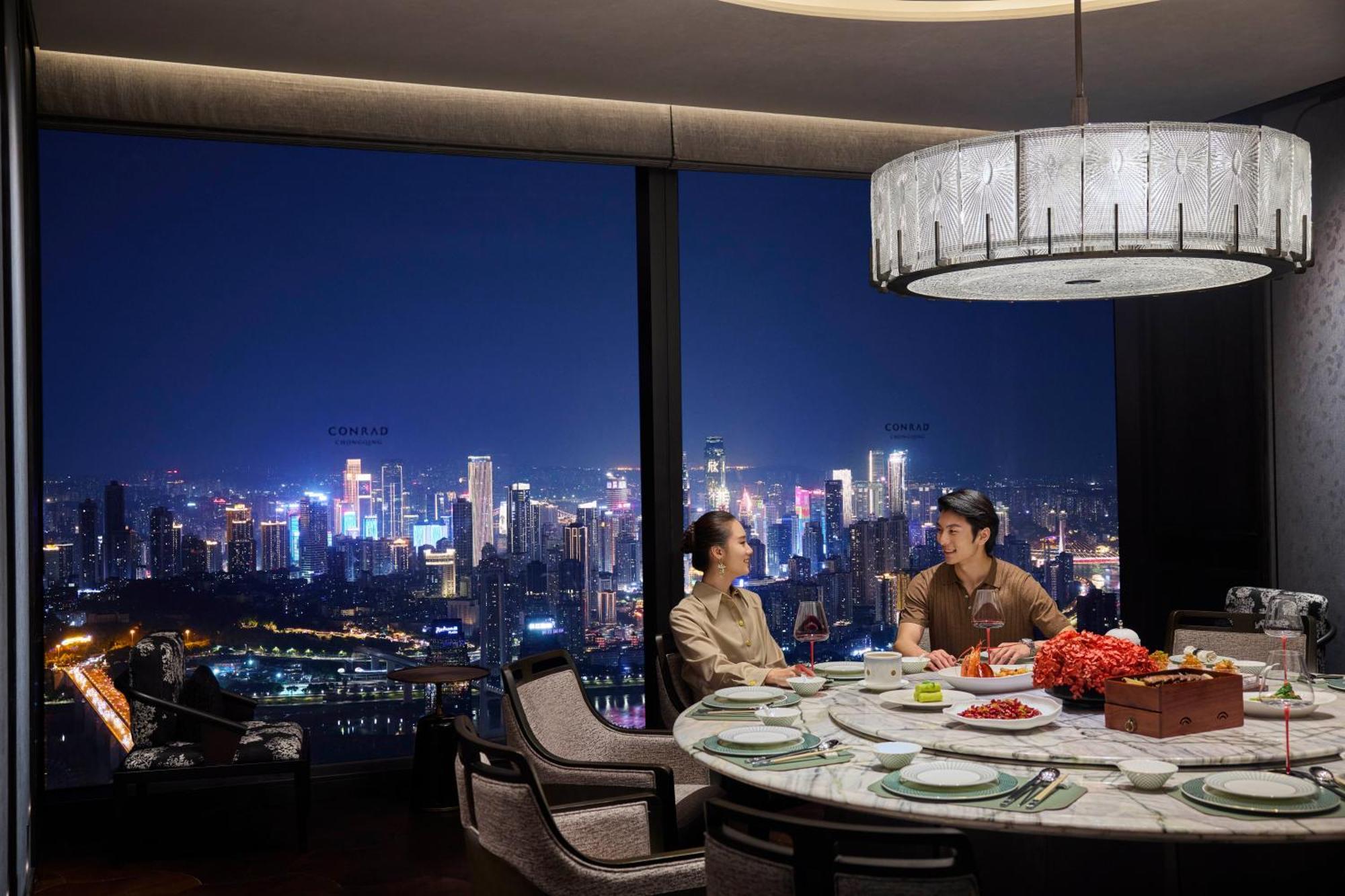 Conrad Chongqing - Indulge In The Magical 8D City Landscape Εξωτερικό φωτογραφία